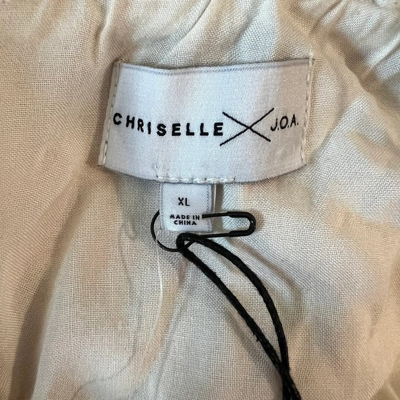 CHRISELLE x J.O.A. Premium Tiered Sleeve Dress - New - Size XL - Picture 6 of 6